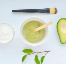 Avocado face mask