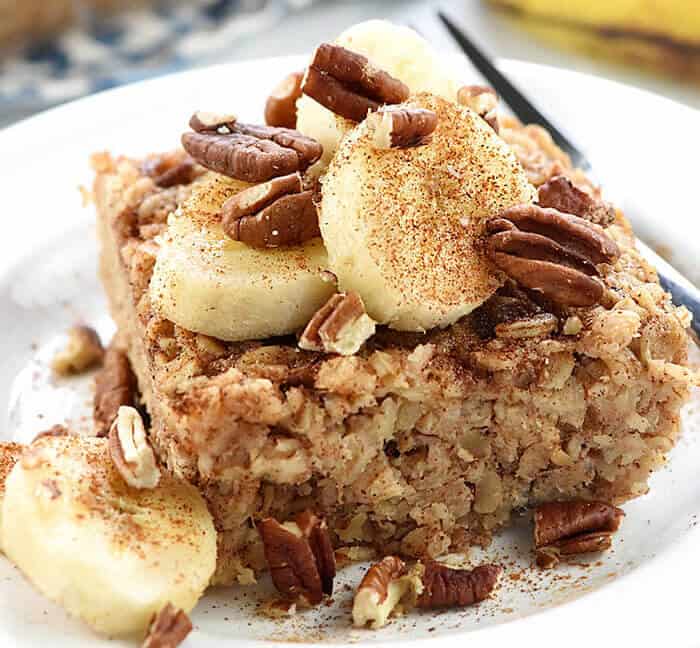 Banana Nut Baked Oatmeal