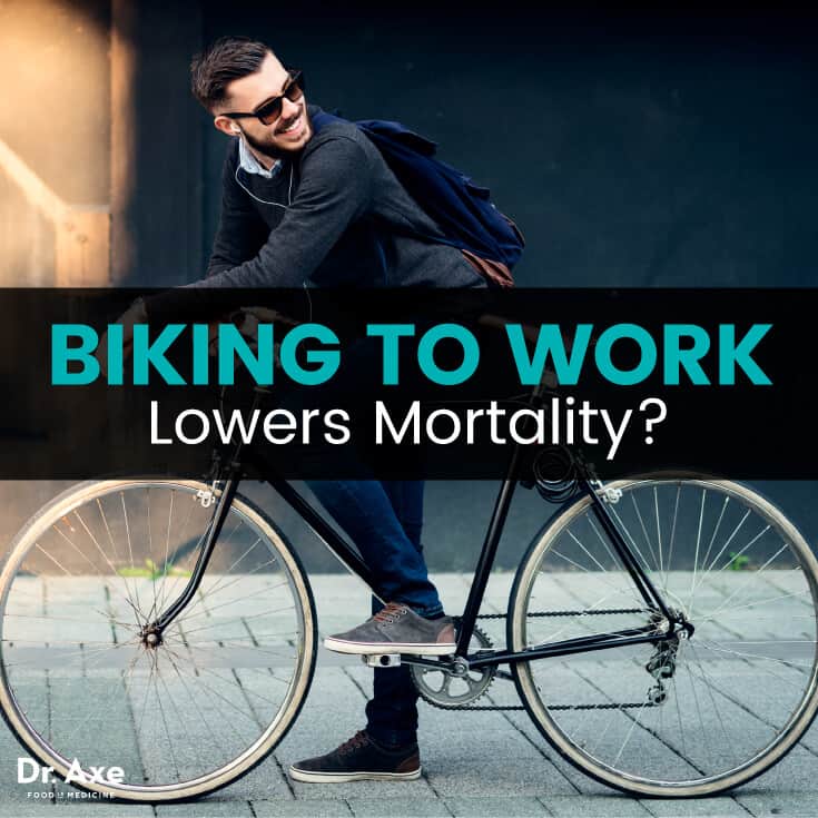 Biking to work - Dr. Axe