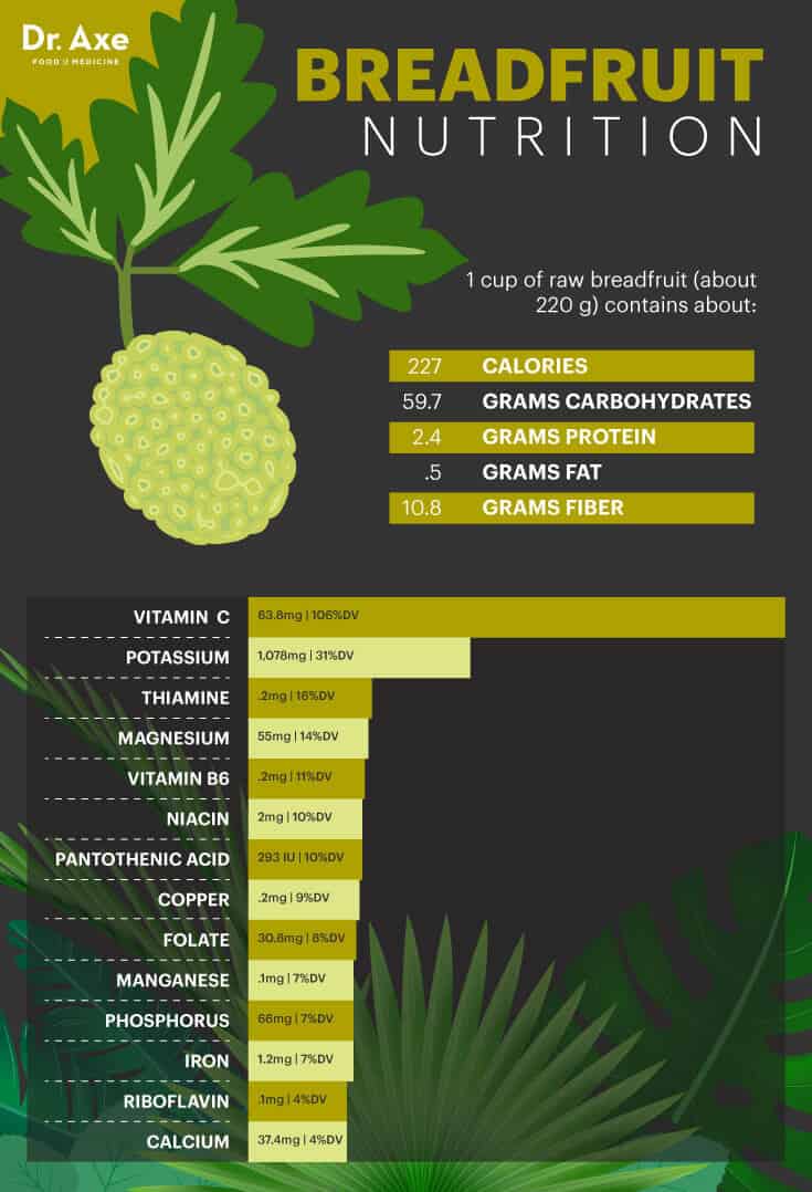 Breadfruit nutrition - Dr. Axe