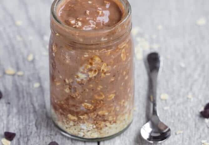 Brownie Batter Chocolate Overnight Oats