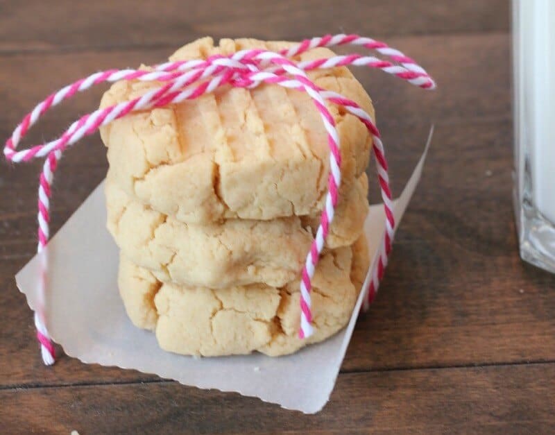 Coconut Flour Shortbread Cookies