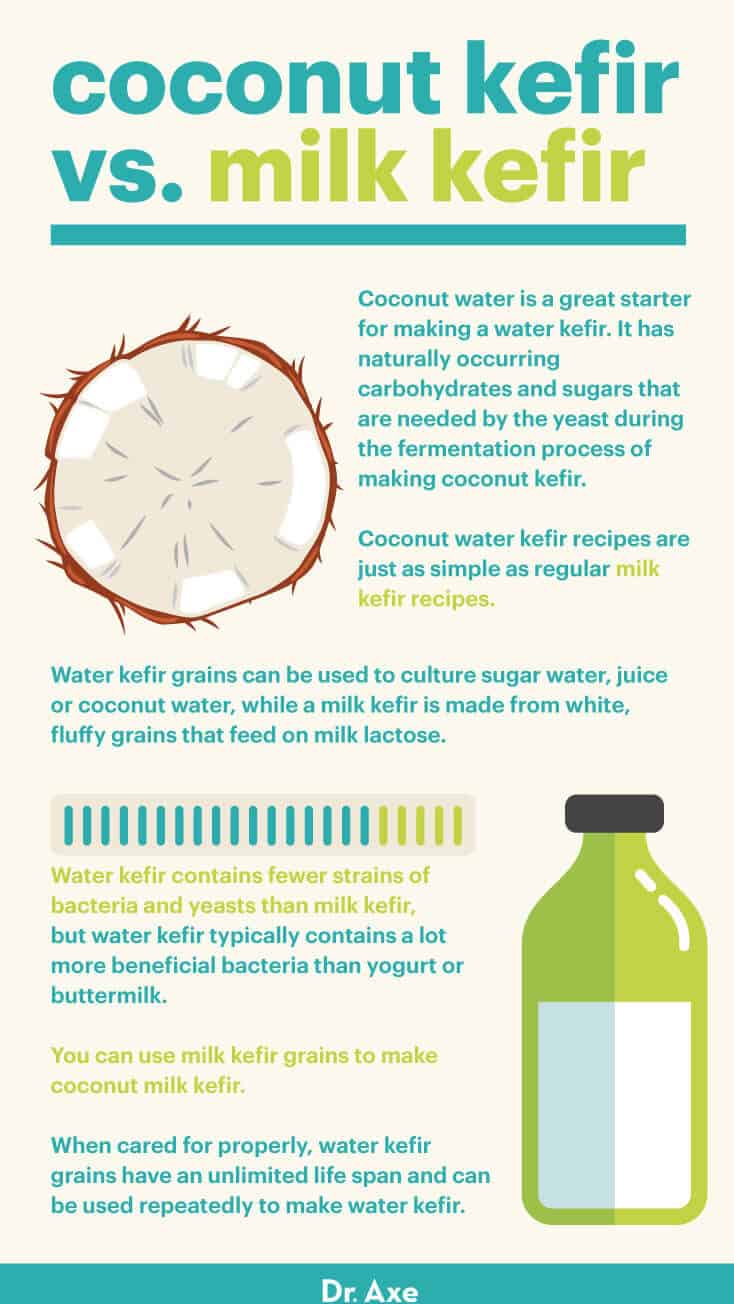 Coconut kefir vs. milk kefir - Dr. Axe