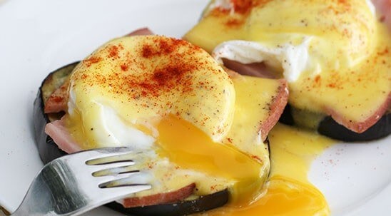 Eggplant Benedict