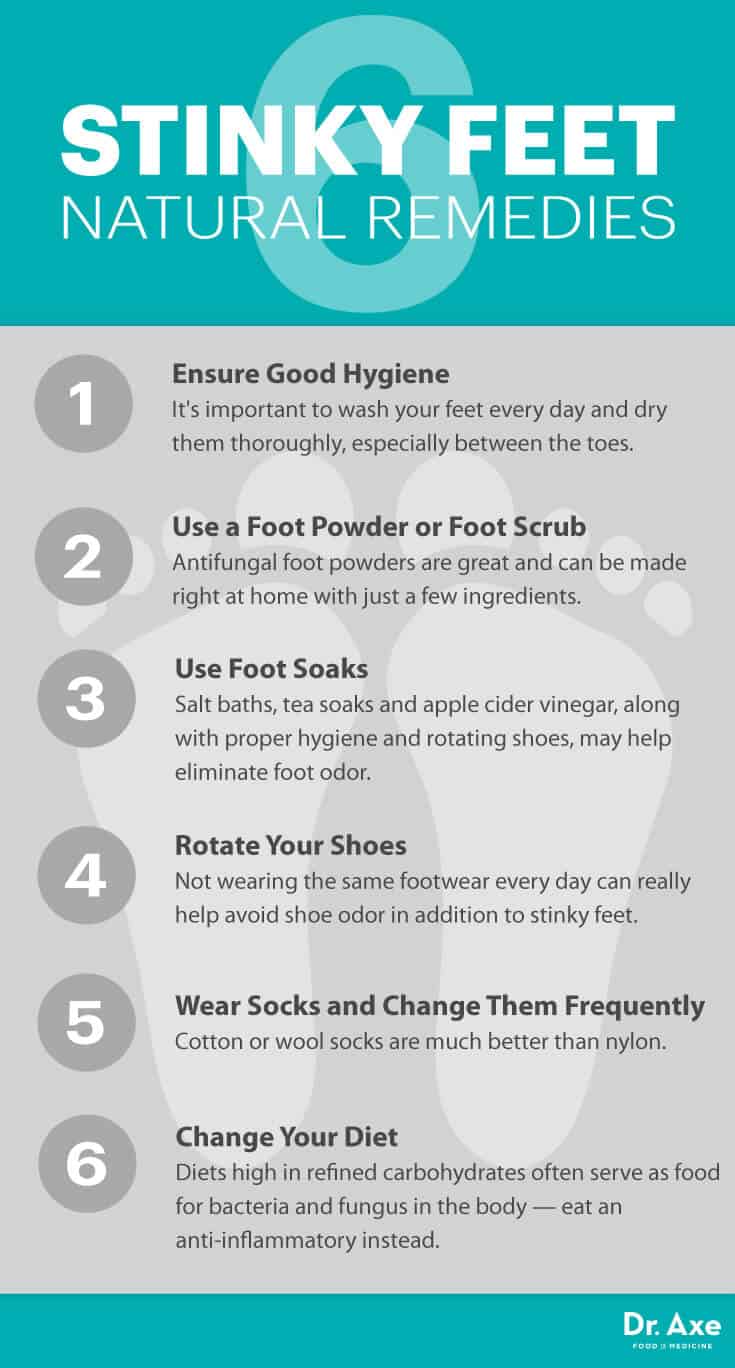 How to get rid of stinky feet - Dr. Axe