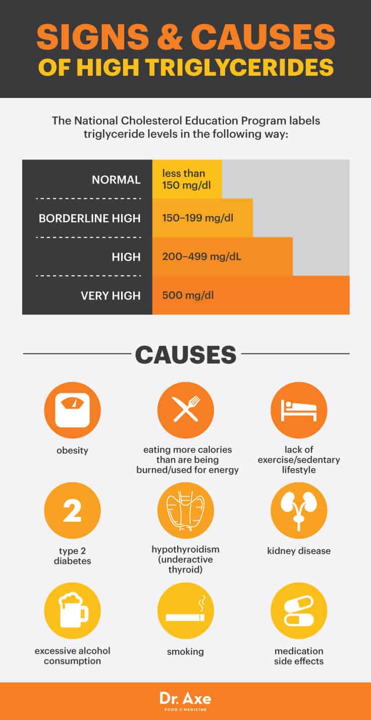 Signs and causes of high triglycerides - Dr. Axe