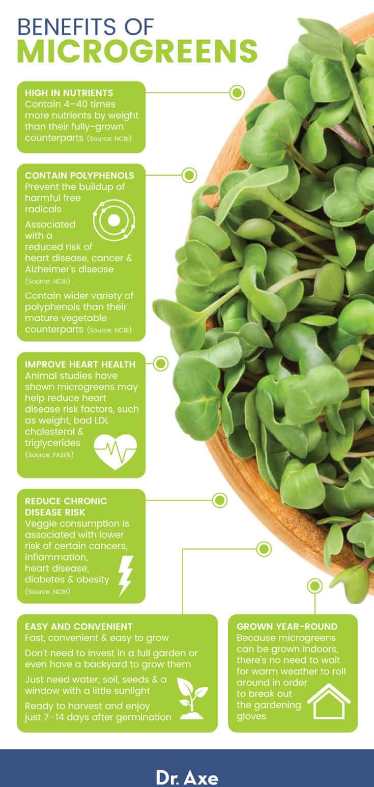 Benefits of microgreens - Dr. Axe