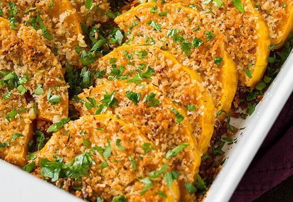 Parmesan Butternut Squash Gratin