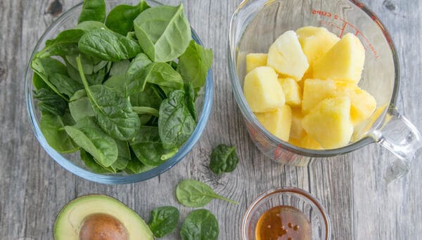 Pineapple Avocado Green Smoothie
