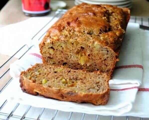 Rhubarb Banana Bread