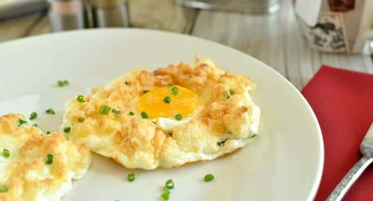 Sour Cream and Chive Egg Clouds