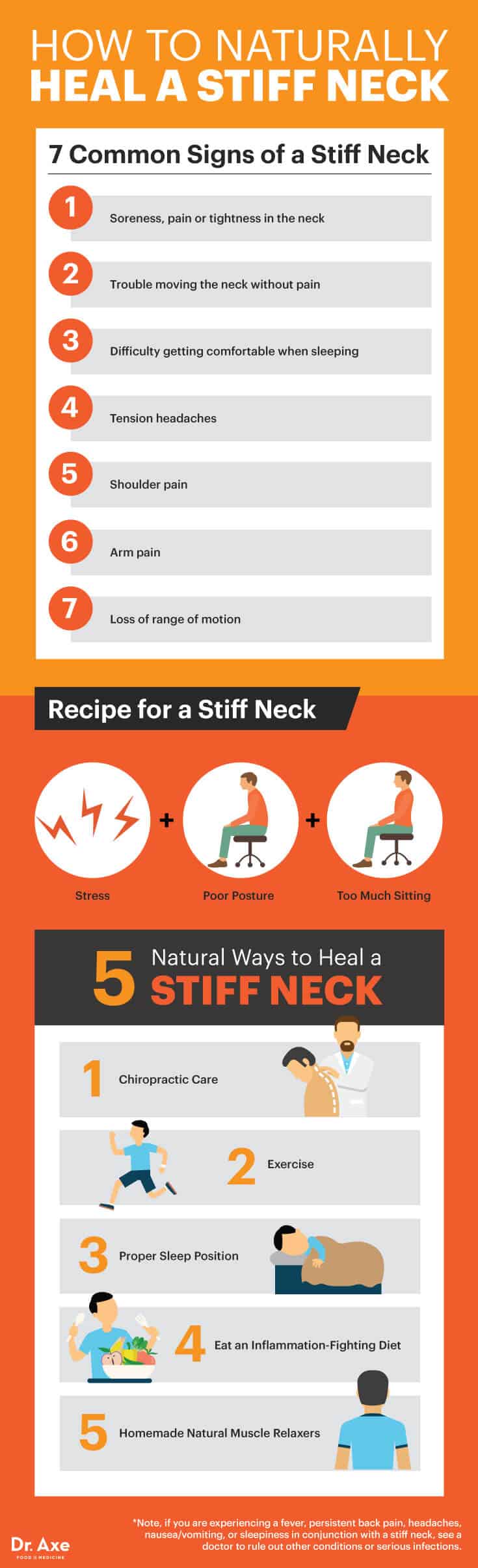 Stiff neck symptoms and remedies - Dr. Axe