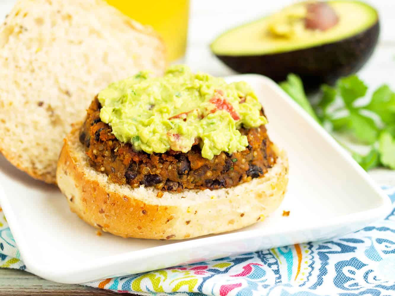 Sweet Potato Black Bean Burger