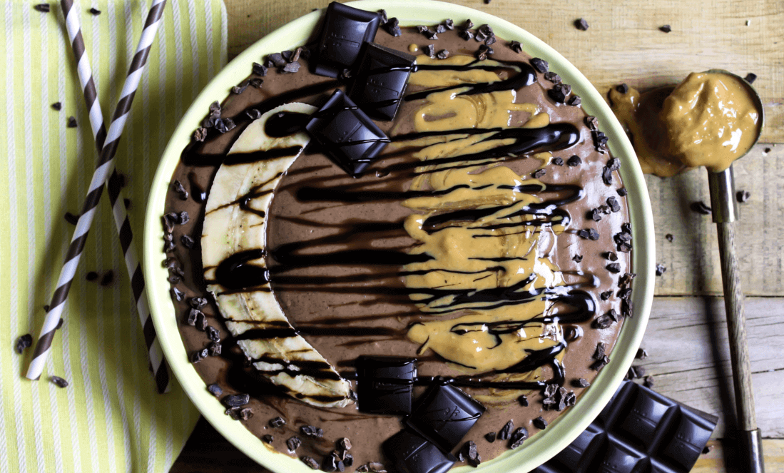 Vegan Chunky Monkey Smoothie Bowl