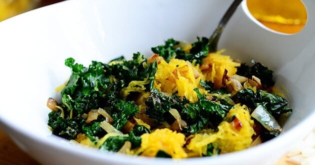 kale spaghetti squash