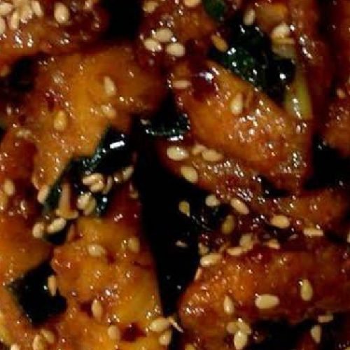 香酥蜜椒鸡食谱|苦荞之家