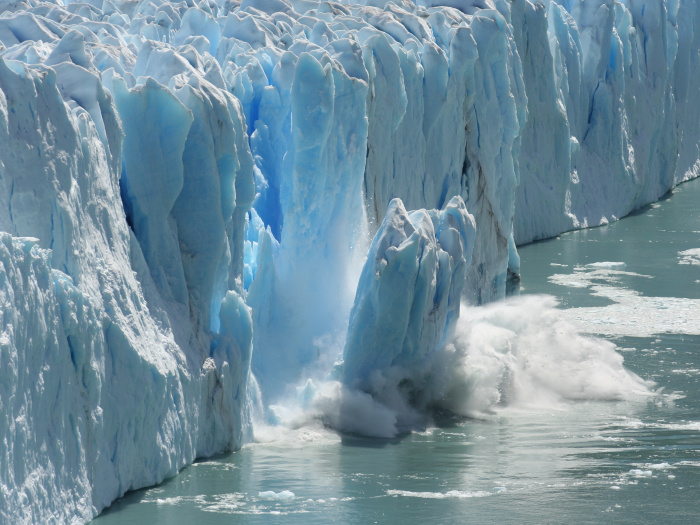 Polar ice melting